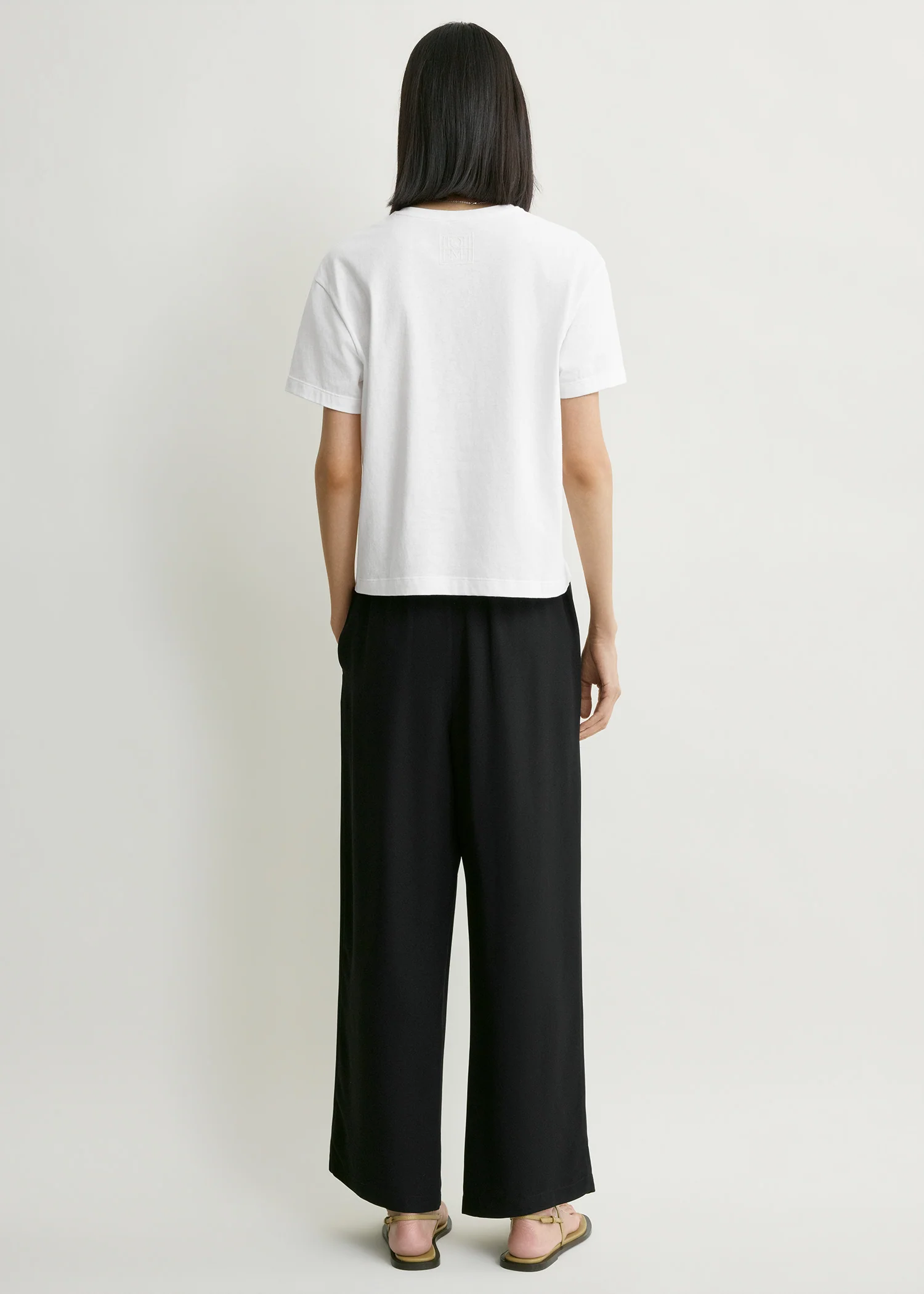 Classic embroidered tee optic white - Image 3