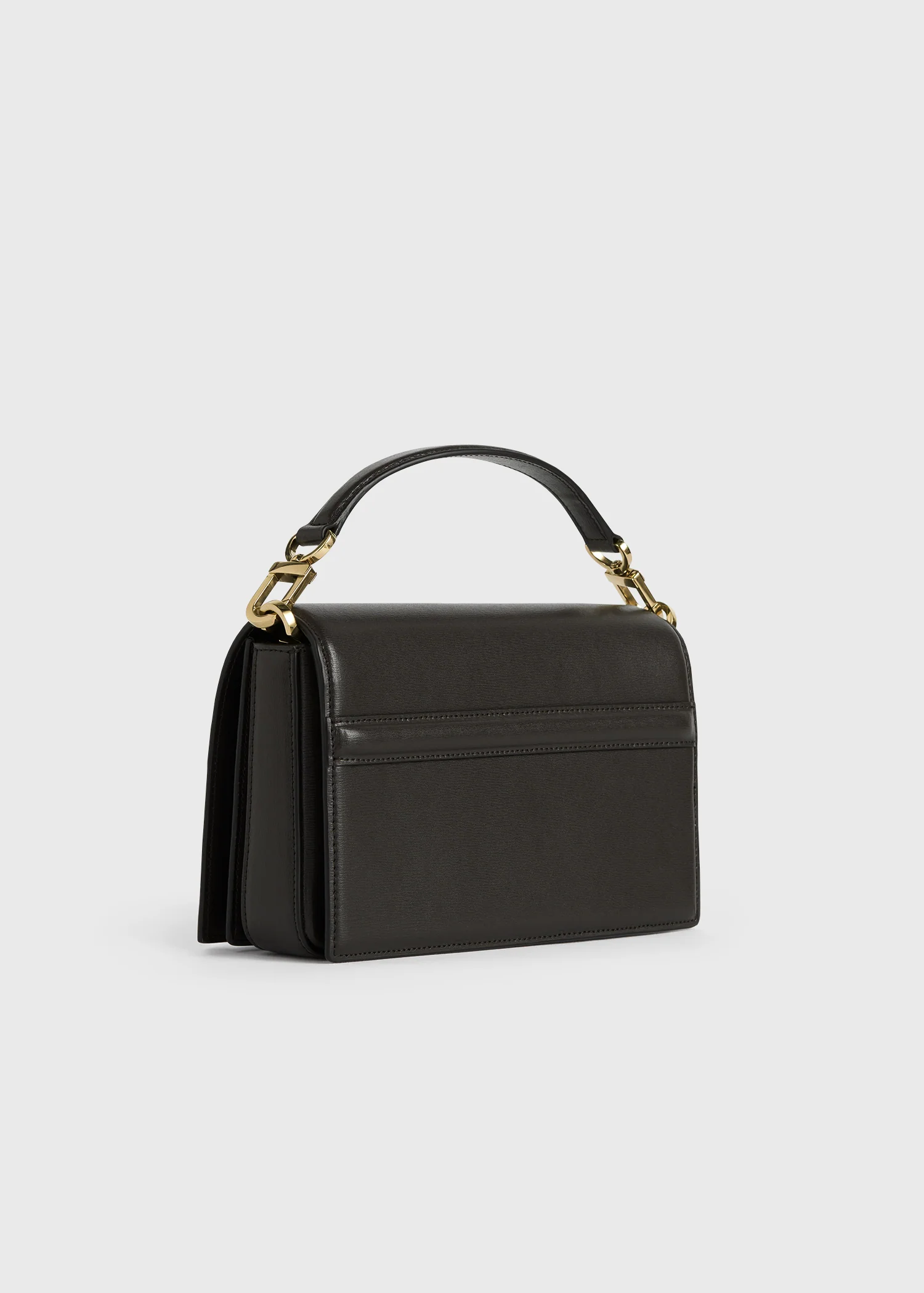 Mini T-flap leather bag bark - Image 6