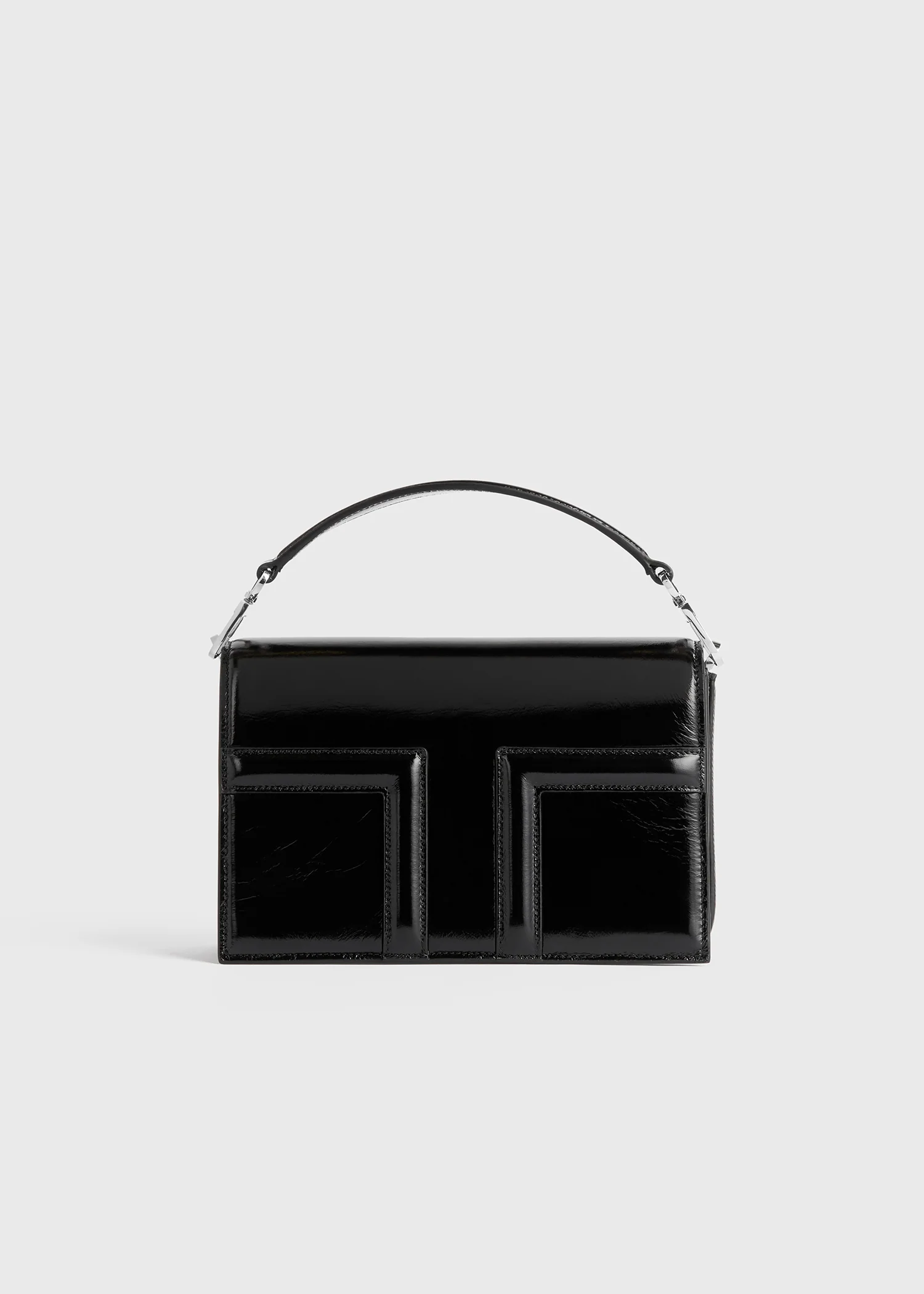 Mini T-flap naplack bag black - Image 11