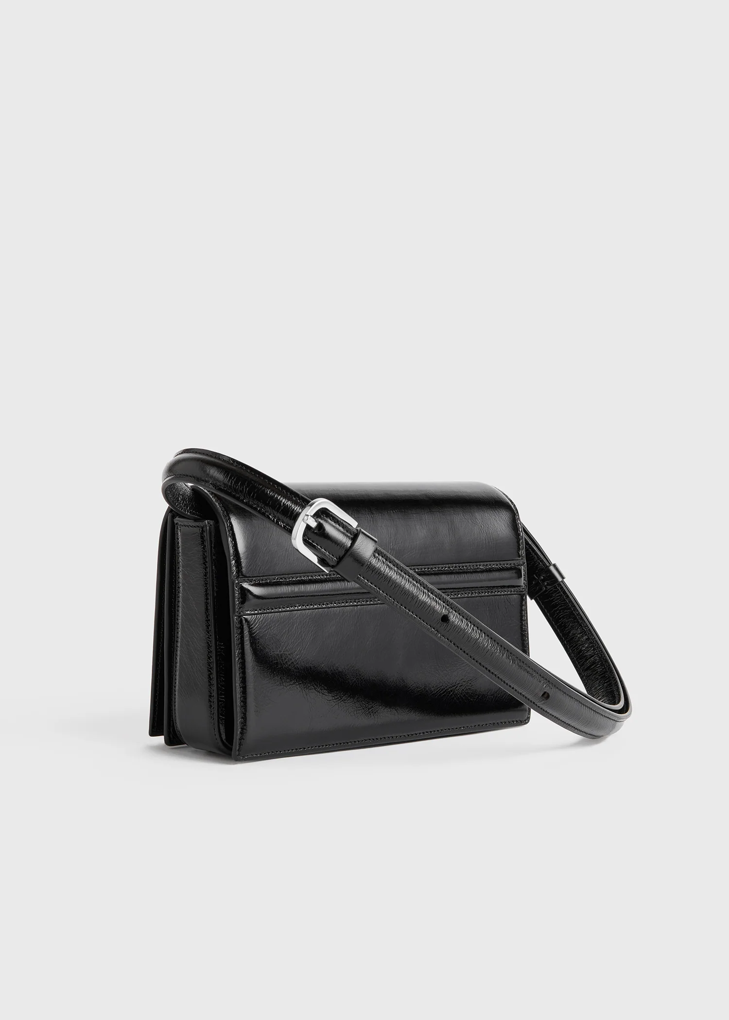 Mini T-flap naplack bag black - Image 7