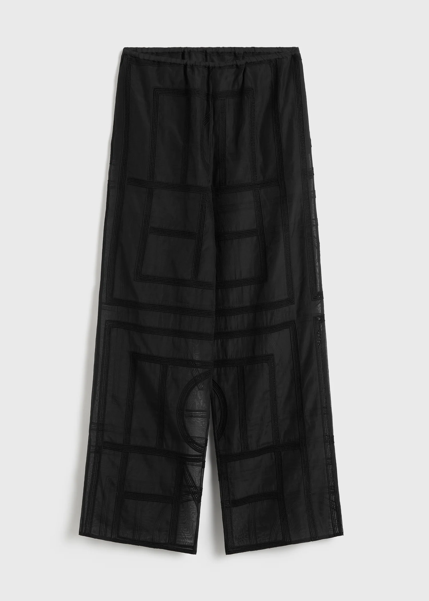 Monogram crochet pj bottoms black - Image 6