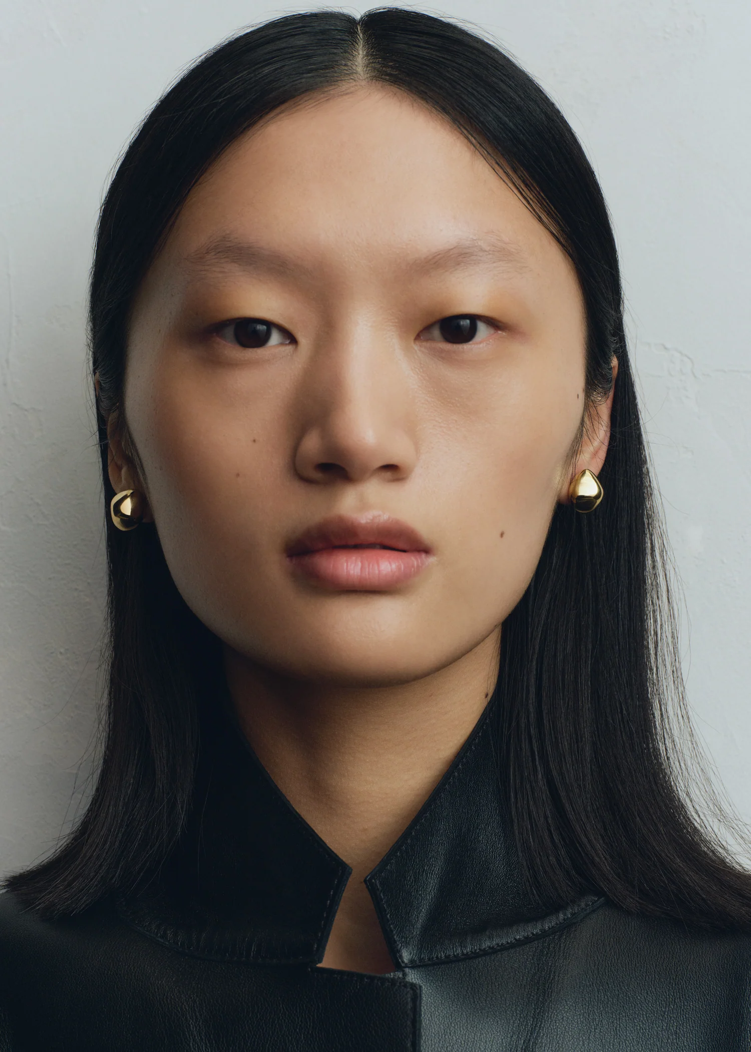 Pebble studs gold - Image 3