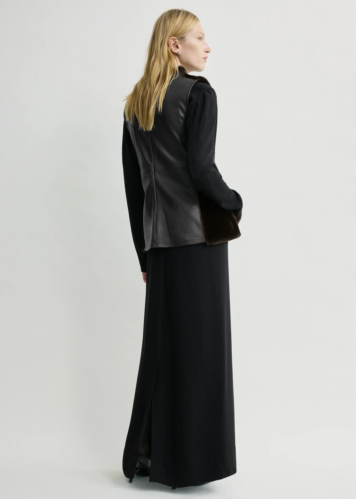Shearling-front top espresso - Image 3