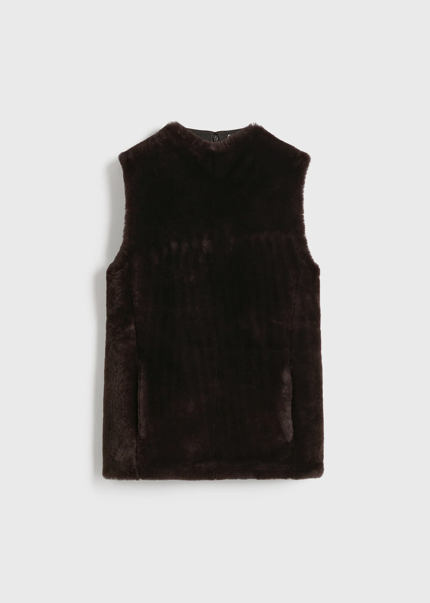 Shearling-front top espresso - Image 5