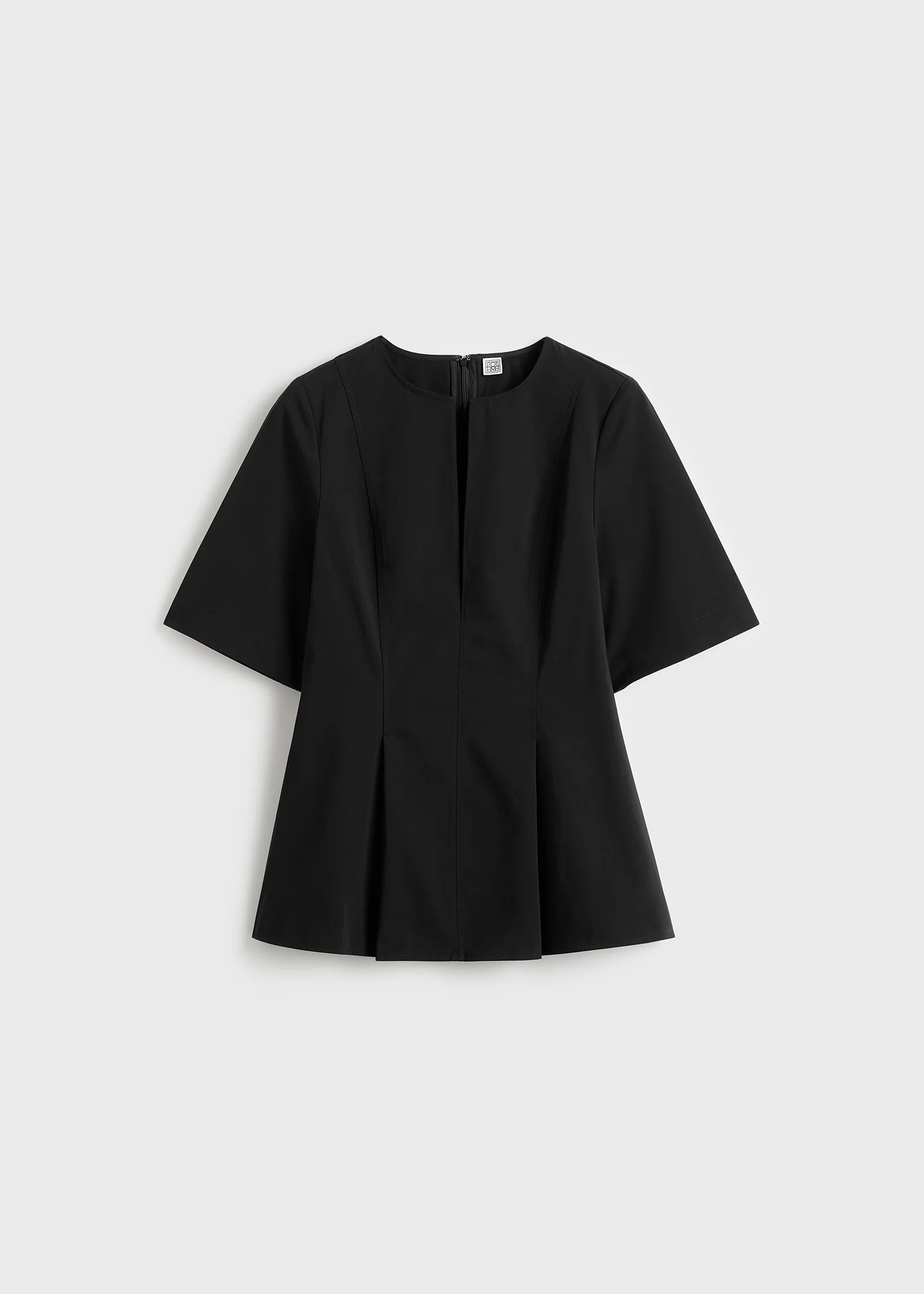 Tailored cotton top black - Image 5