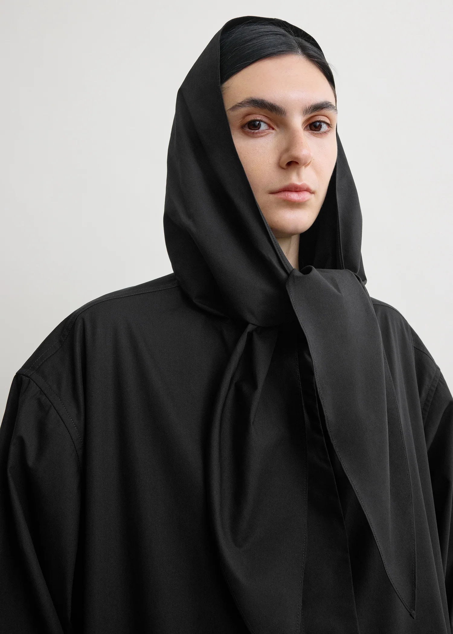 Technical scarf jacket black - Image 5
